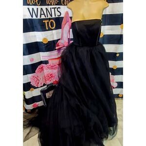 Black wedding gown